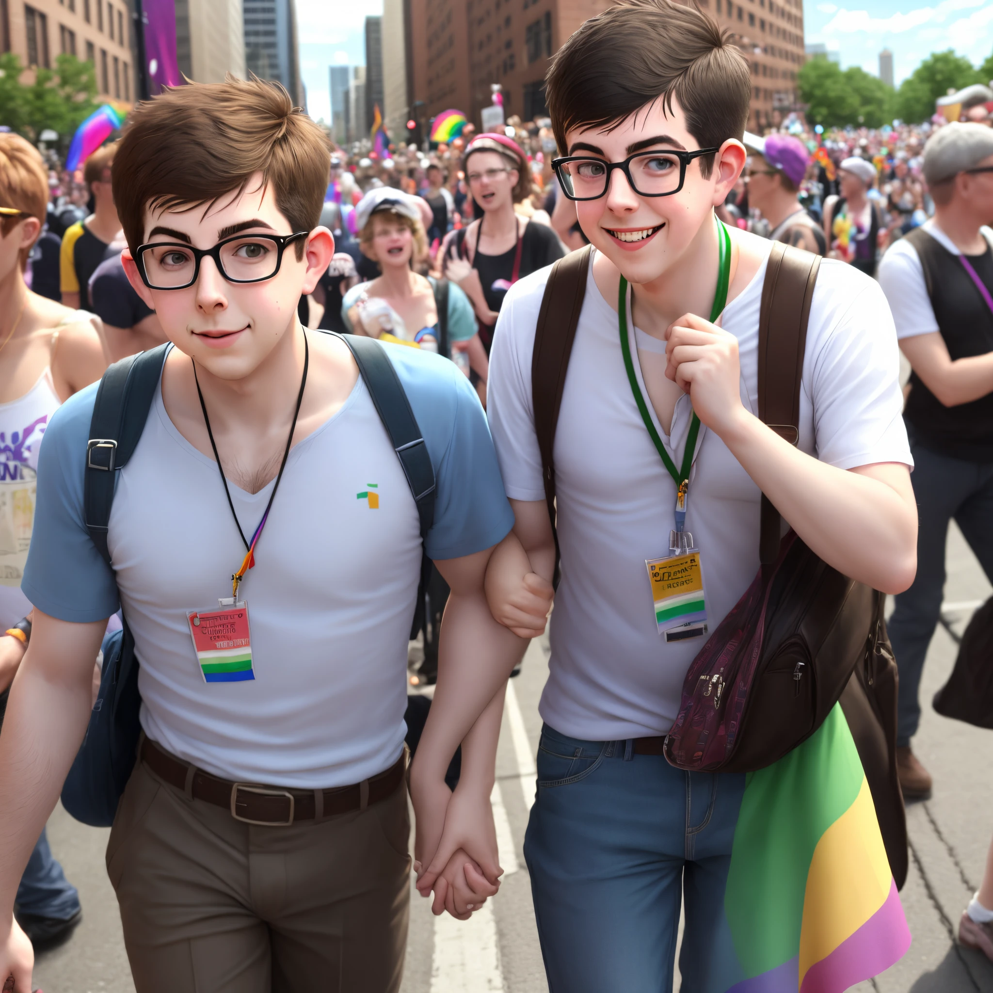 Old mclovin at gay pride parade
