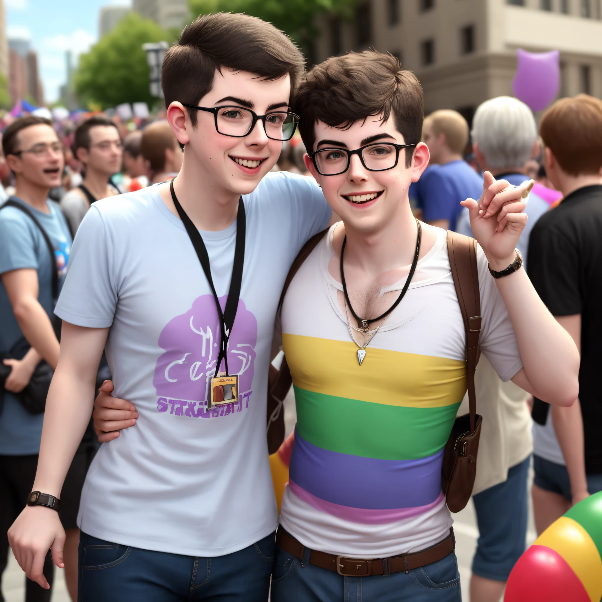 Old mclovin at gay pride parade