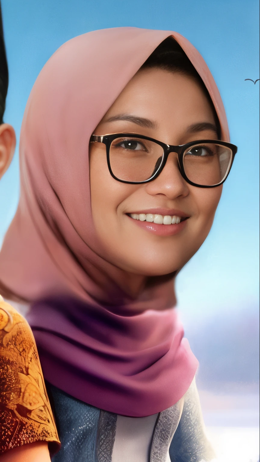 there is woman smiling for the camera, close up potrait, realism artstyle, full protrait, portait photo profile picture, potrait, headshot profile picture, protrait, foto realistic, background blur, photoshopped, realistic picture, fanart, photo portrait, semi realism, faridah malik, realistic portrait photo, color portrait, photoshoped