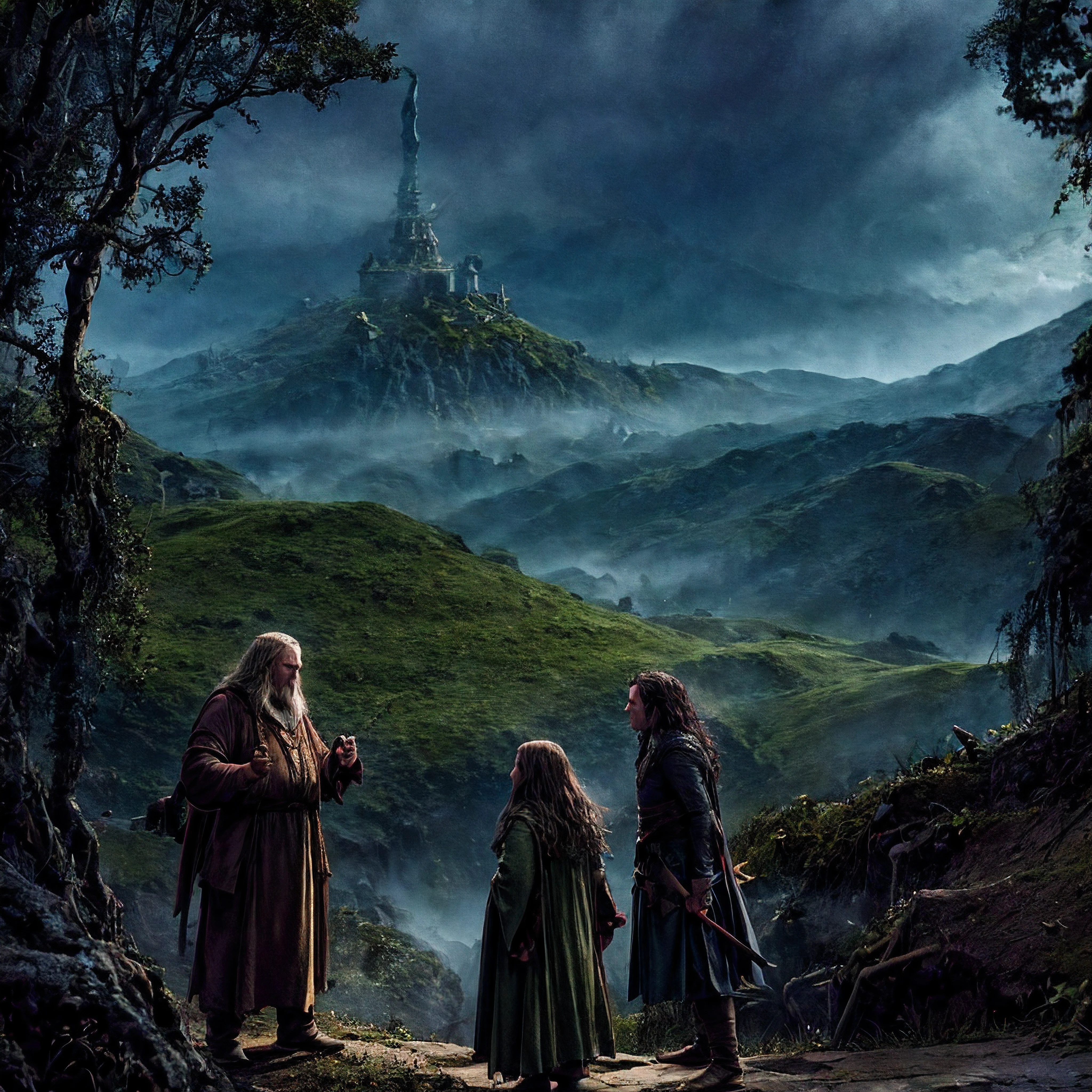 “[to Sam] Stupid, fat hobbit.” The Lord of the Rings: The Two Towers