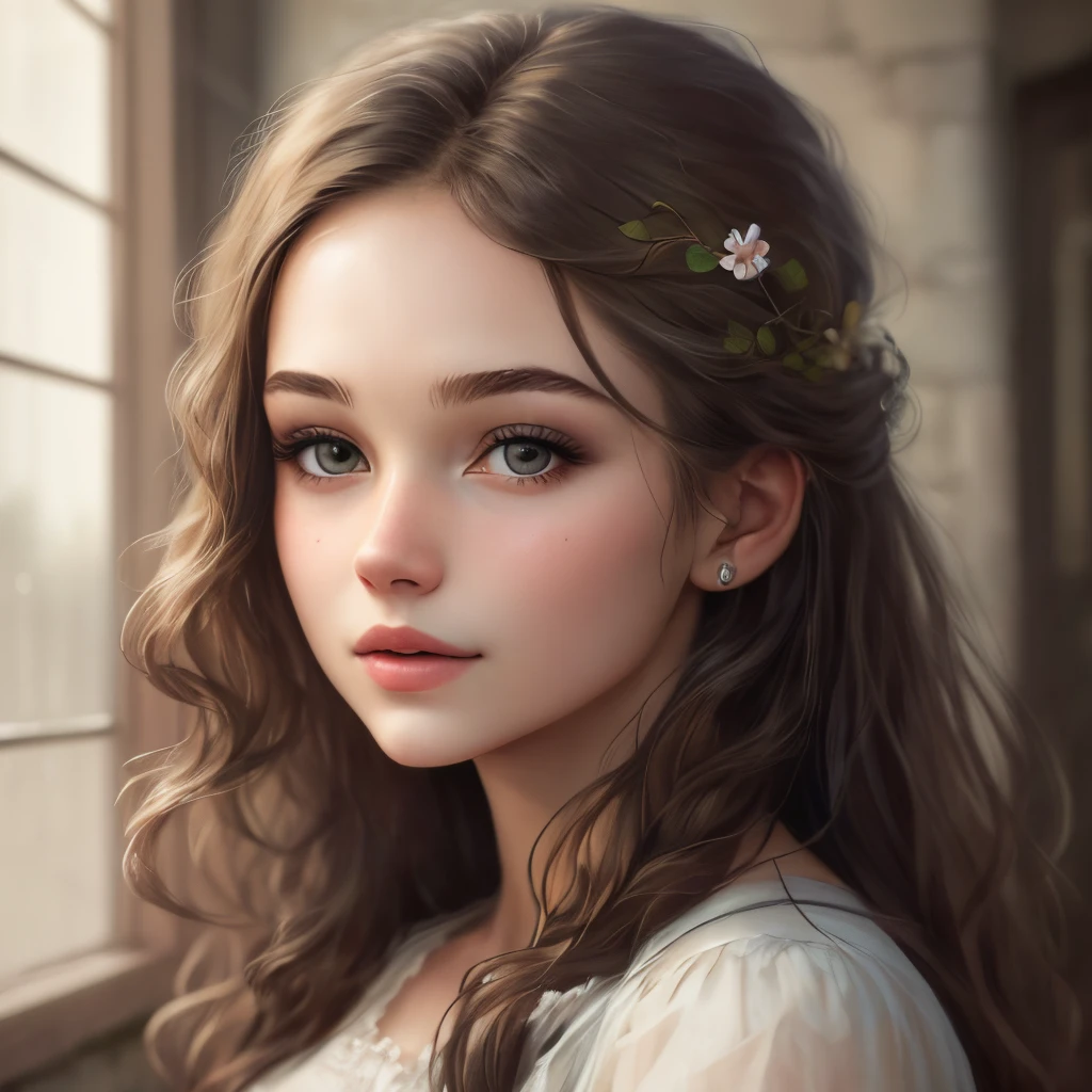 Beautiful realistic girl,