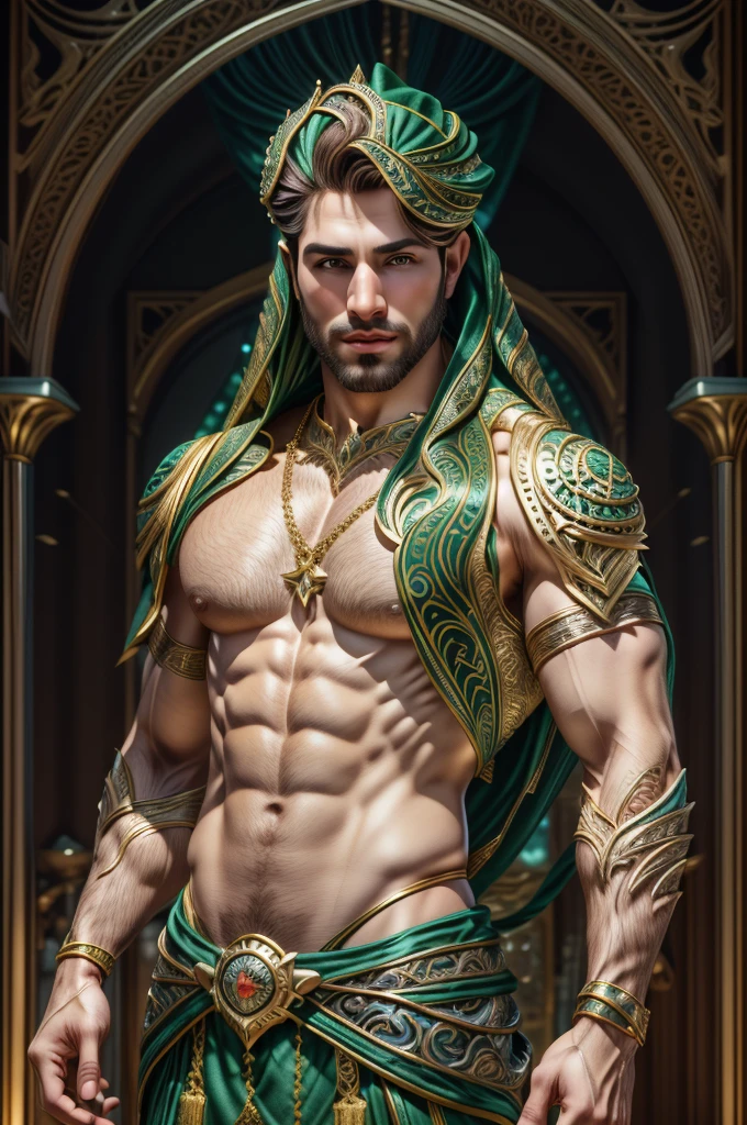 homem arafiado com cabelo comprido e barba em uma roupa preta, handsome prince of persia, Sylas, personagem masculino, retrato masculino da fantasia, muscular male hero, Skinny Masculino Fantasia Alquimista, arte do personagem masculino humano, atraente macho de carne com armadura, muscular character, guerreiro masculino, elfo masculino bonito, 3 d render arte do caractere 8 k, bonito impressionante realista