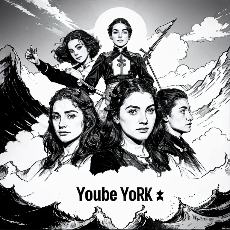 Logo for YouTube about history or historical figures