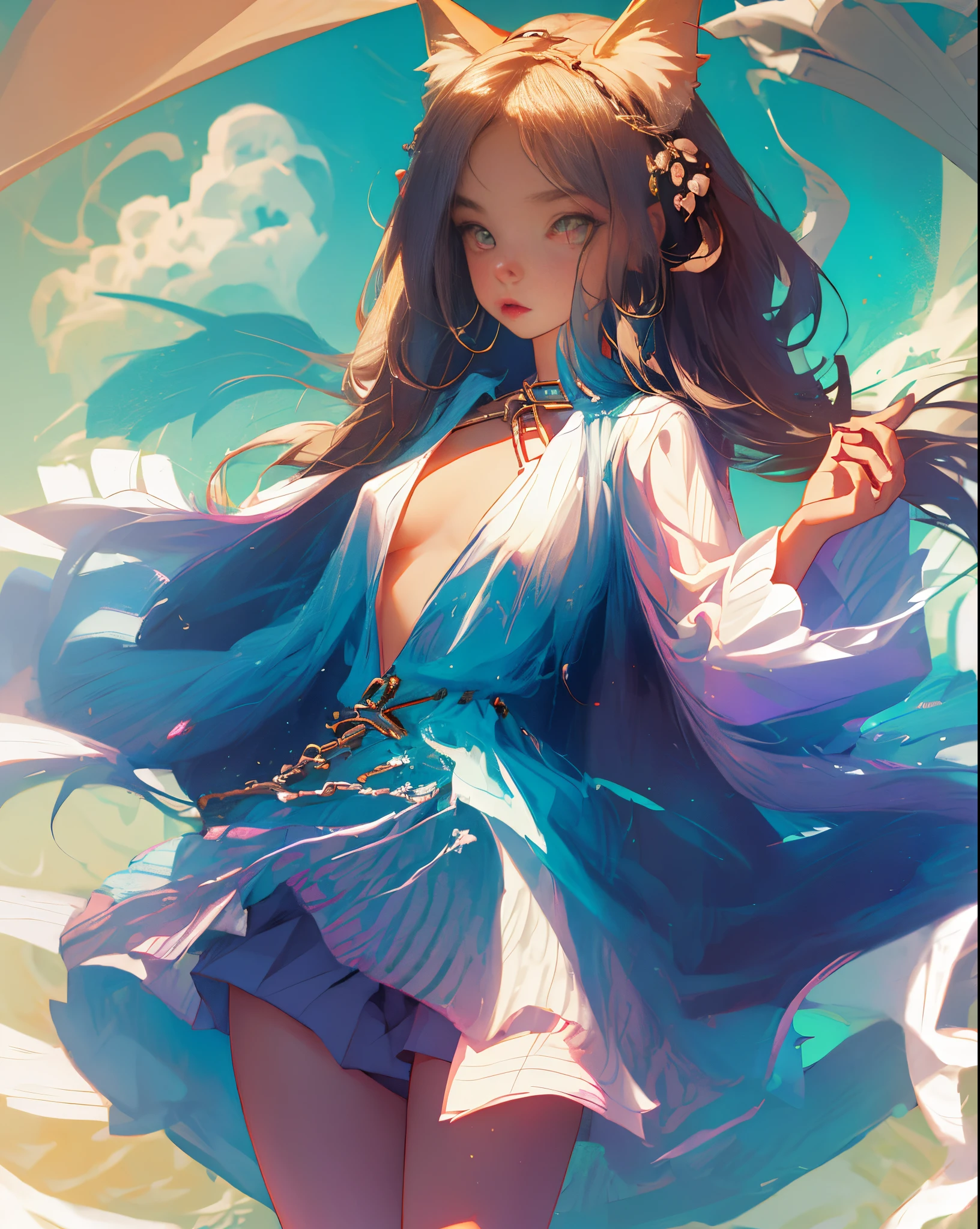 ((masterpiece, top quality, super definition, high definition)), solo, beautiful girl, shining eyes, perfect eyes, 15 years old, five fingers on the hand, bikini, white theme, dirty socks --auto --s2