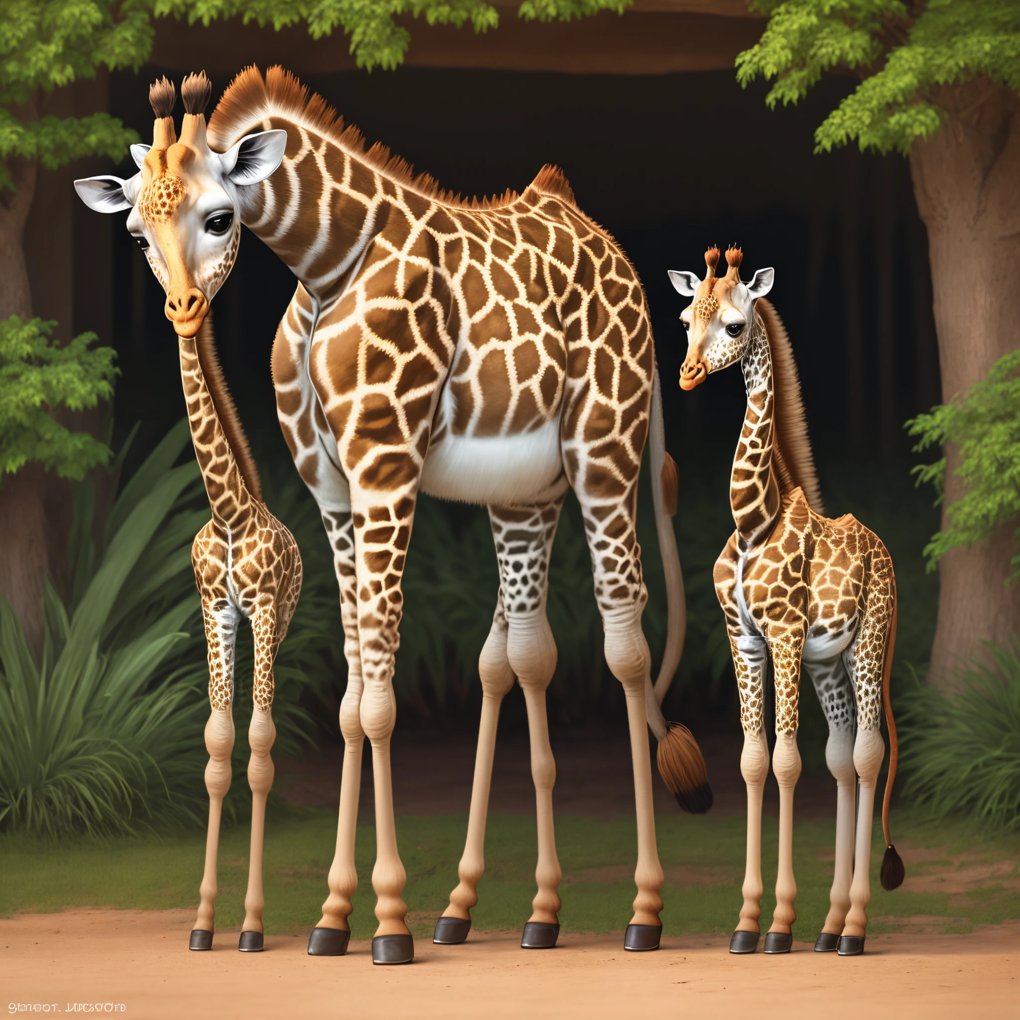 giraffes