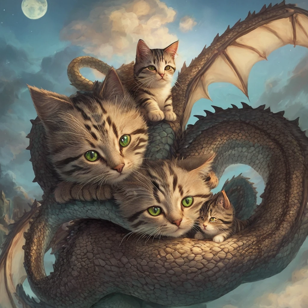 Baby cat dragon