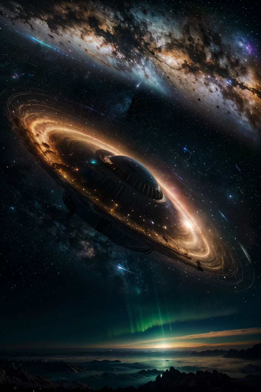 (La mejor calidad,4k,8k,Altas Resoluciones,Obra maestra:1.2),Ultra detallado,(realista,fotorrealista,fotorrealista:1.37),arte planetario,sistema solar,cielo nocturno,estrellas brillantes,Cosmic Wonders,Cuerpos celestes,planetas en movimiento,Orbiting planets,space exploration,astronomy,Viaje interestelar,exoplanetas,alien worlds,galaxias distantes,Nebulosas,viveros estelares,Explosiones estelares,Milky Way Galaxy,intergalactic journey,cosmic dust,Continuo espacio-tiempo,Materia oscura,revelando el universo,Belleza infinita,astrophotography,Galactic Adventures,universo misterioso,Cosmic Energy,Explorando lo desconocido,Constelaciones estelares,Celestial Navigation,stellar dynamics,Deep space exploration,CosmicLandscapes,vista de astronauta,universo espectacular,Paisajes impresionantes,horizontes lejanos,Espacio luminoso,Estrellas pulsantes,cosmic ballet,Paisaje lunar,visiones de otro mundo,enigmatic space,cosmos cautivador,ever expanding universe,auroras coloridas