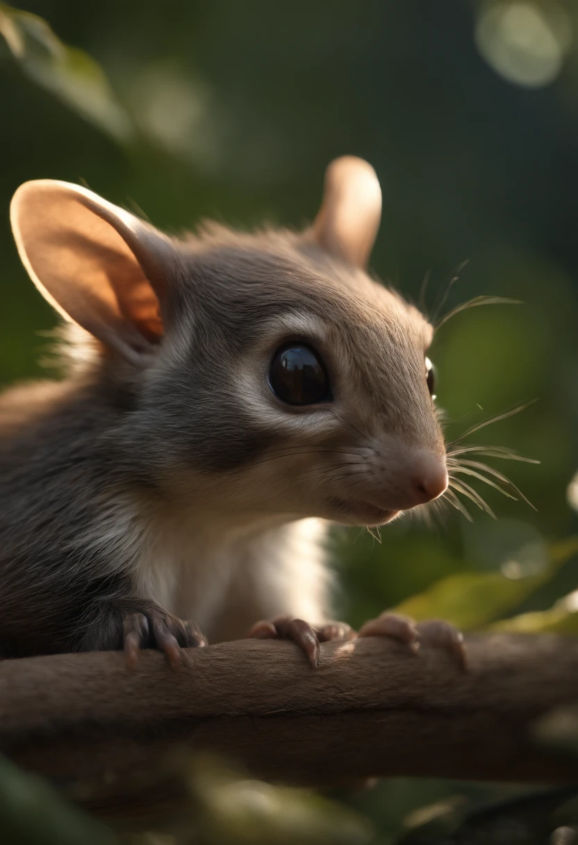 (CBZBB:1.25), ((gremlin),Zhkute, Small, baby, Beautiful, Fantasy art, deviant art, trending artstation, Digital Art, Detailed, Realistic, humanoid, character, tiny, Cinematic shot, cinematic portrait of a squirrel, cute character, looks like an anteater gremlin, large ears, elongated nose, 真实感, Realism, tmasterpiece, Brad Jongsan walks in the jungle (Night of the Fireflies), (higly detailed: 1 1), rough face, natural skin, hiquality, NSFW, pretty eyes, (Detailed face and eyes), (s face: 1 2), tumult, Complementary, real-photo, ..PSD, Lightweight Film Photography, sharp-focus, contrast lighting, Detail Skin, high resolution 8k, Crazy detailing, Realistic, professional photo of a, 8K UHD, dslr, soft light, hiquality, film grains, Fujifilm XT3