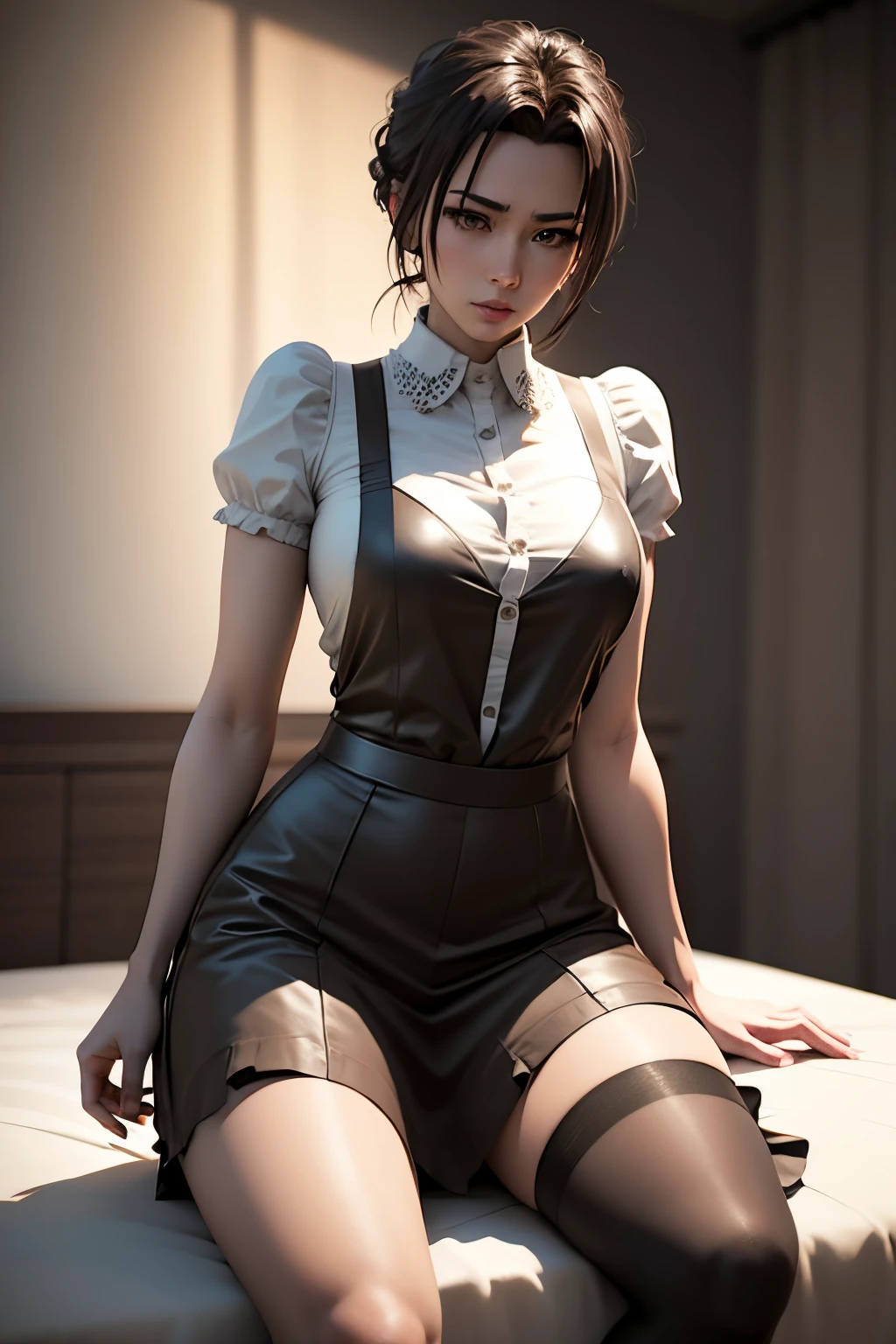 1girl,solo,medium breasts,<lora:GoodHands-beta2:1>,<lora:0144 jacquard pantyhose_v3:0.8>,ruanyi0144,print legwear,pantyhose,stiletto heels,(thigh gap:1.2),(cowboy shot:1.2),(lower_body:1.3),nude,, best quality,masterpiece,highres,official art,extremely detailed cg unity 8k wallpaper