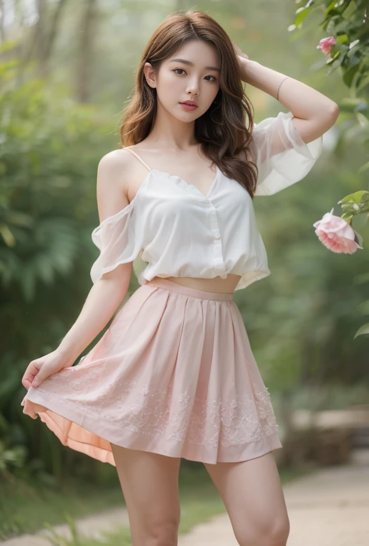 (8K、top-quality、masterpiece、超A high resolution: 1.2) Photo of a cute Japanese woman、The body is facing forward、full body Esbian、Beautiful 3D photos of Resident Evil、serene expressions、black bikinis、skinny body、Long hair、Disney Rainforest Forest Tarot Card Style、Beautiful seductive fashion (Devil's Beautiful Multi-Dig Mind Entity: 1.36)Contemporary painting using
