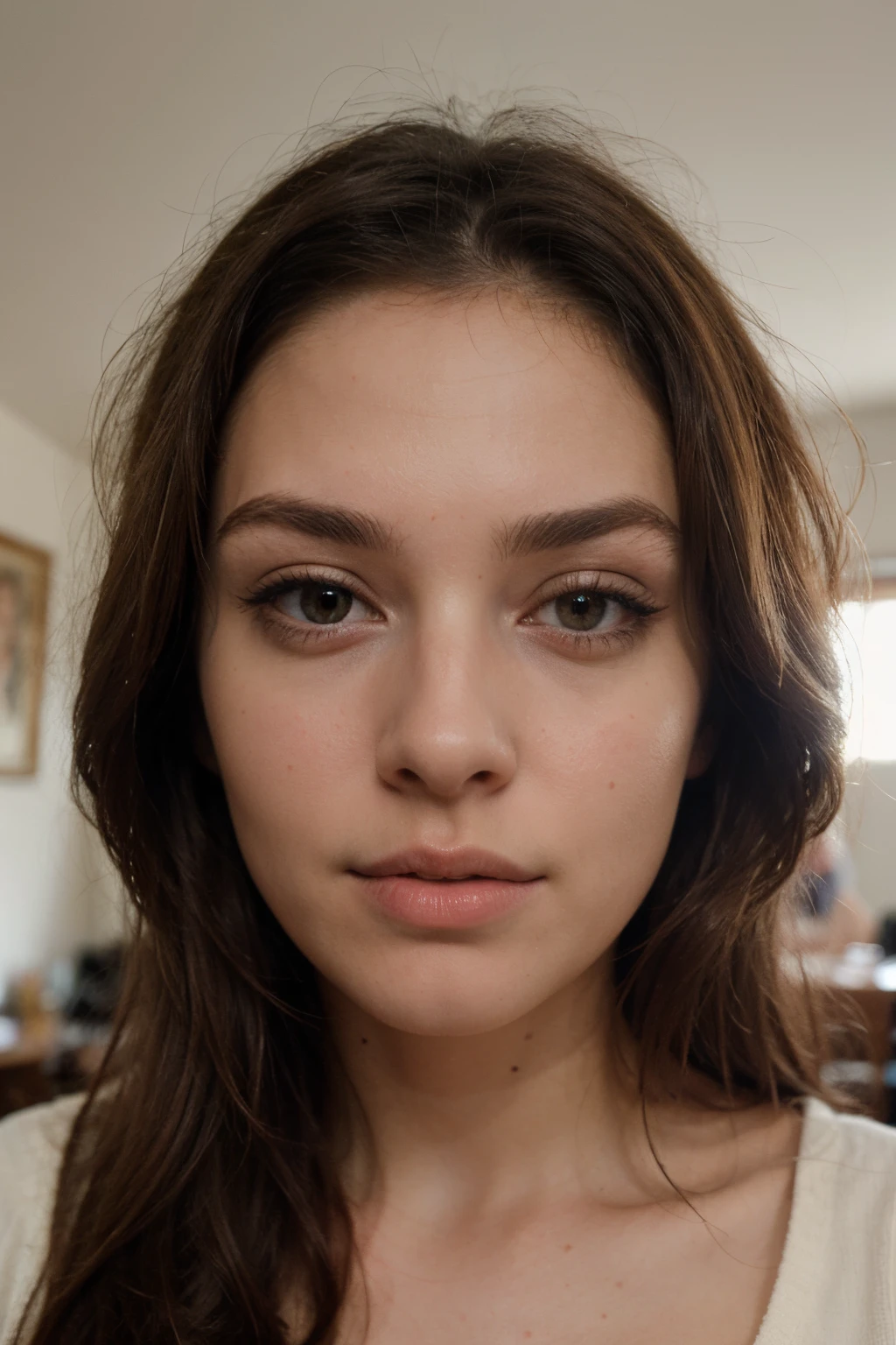 ((best quality)), ((masterpiece)), (detailed), perfect face, brunette, long full hair,