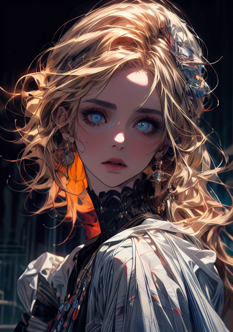 (best quality,4k,8k,highres,masterpiece:1.2), ultra-detailed, (realistic,photorealistic,photo-realistic:1.37), close-up portrait photography of a hooded woman, intense and mysterious expressions, exquisite details of the eyes and lips, beautiful detailed eyes, beautiful detailed lips, extremely detailed eyes and face, long eyelashes, dark narratives, dramatic storytelling, a sense of intrigue and suspense, colourful costumes, vibrant and contrasting colors, matte photo::1.4 shot on Lomo 800::, iridescent lighting::3, ethereal and otherworldly atmosphere, a blend of light and shadow, enchanting and captivating, a glimpse into a hidden world, alluring and enigmatic, mysterious aura, captivating gaze, strong and confident posture, the intensity of emotions, a focused and determined expression, the beauty of imperfections, cinematic essence, capturing the essence of the character, mesmerizing and evocative, striking composition, immersive and engaging, surreal elements, poetic and thought-provoking, storytelling through visuals, narrative depth and complexity, emotional depth