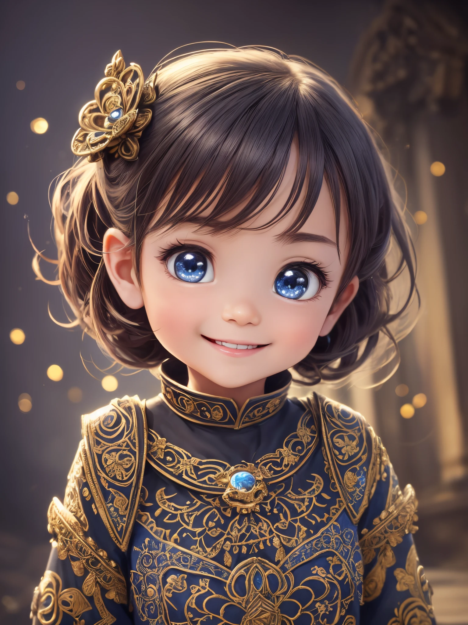 (best quality,4k,8k,Altas,master part:1.2), ultra-detalhado, (Realistic,fotorrealista,photo-realistic:1.37), mini chibi skull appearance, fofo, bem detalhado, Estilo DreamWorks Pixar, em um ambiente escuro com luz direcionada, extremamente bem detalhado, ambiente escuro, luz direcionada, atmosfera de sonho, cores vibrantes, sombras suaves, extravagant feeling, magical ambiance, playful expression, Detalhes bem trabalhados, texturas intrincadas, sombreamento meticuloso, olhos brilhantes, adorable smile, animado e animado, Pixar Animation Quality, charme encantador, captivating presence, estilo imaginativo, tamanho pequeno e compacto, dreamlike scenery, Atmospheric Illumination, attention to facial features, expressive emotions, paleta colorida, detalhes de fundo intrincados, formas cuidadosamente esculpidas, Delicioso e envolvente --auto --s2