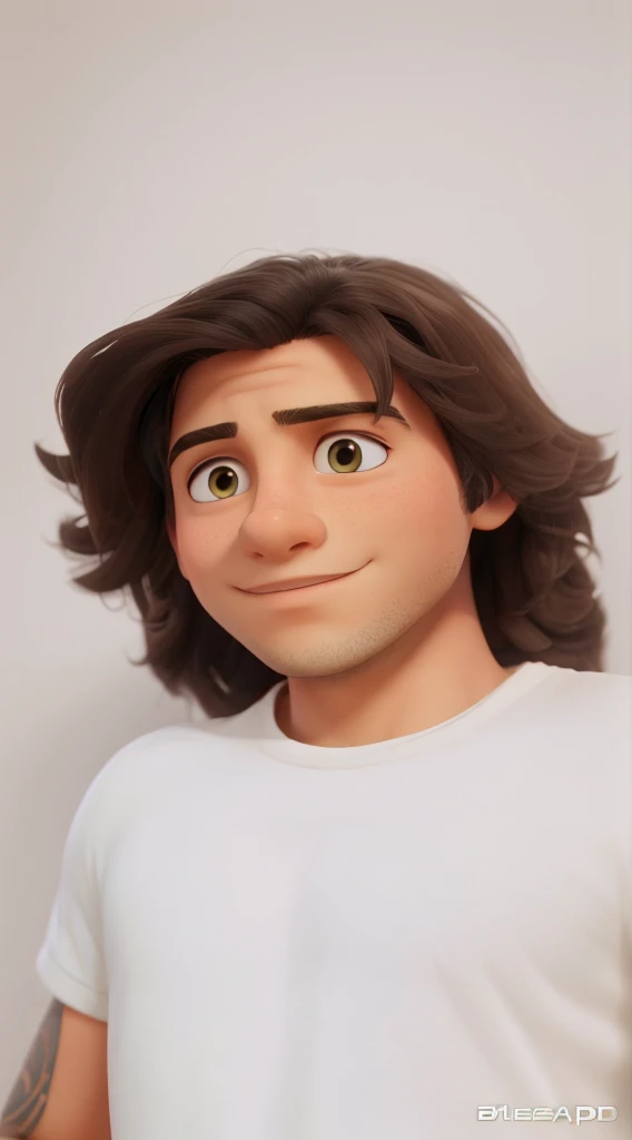 Realistic handsome boy high quality background 3D