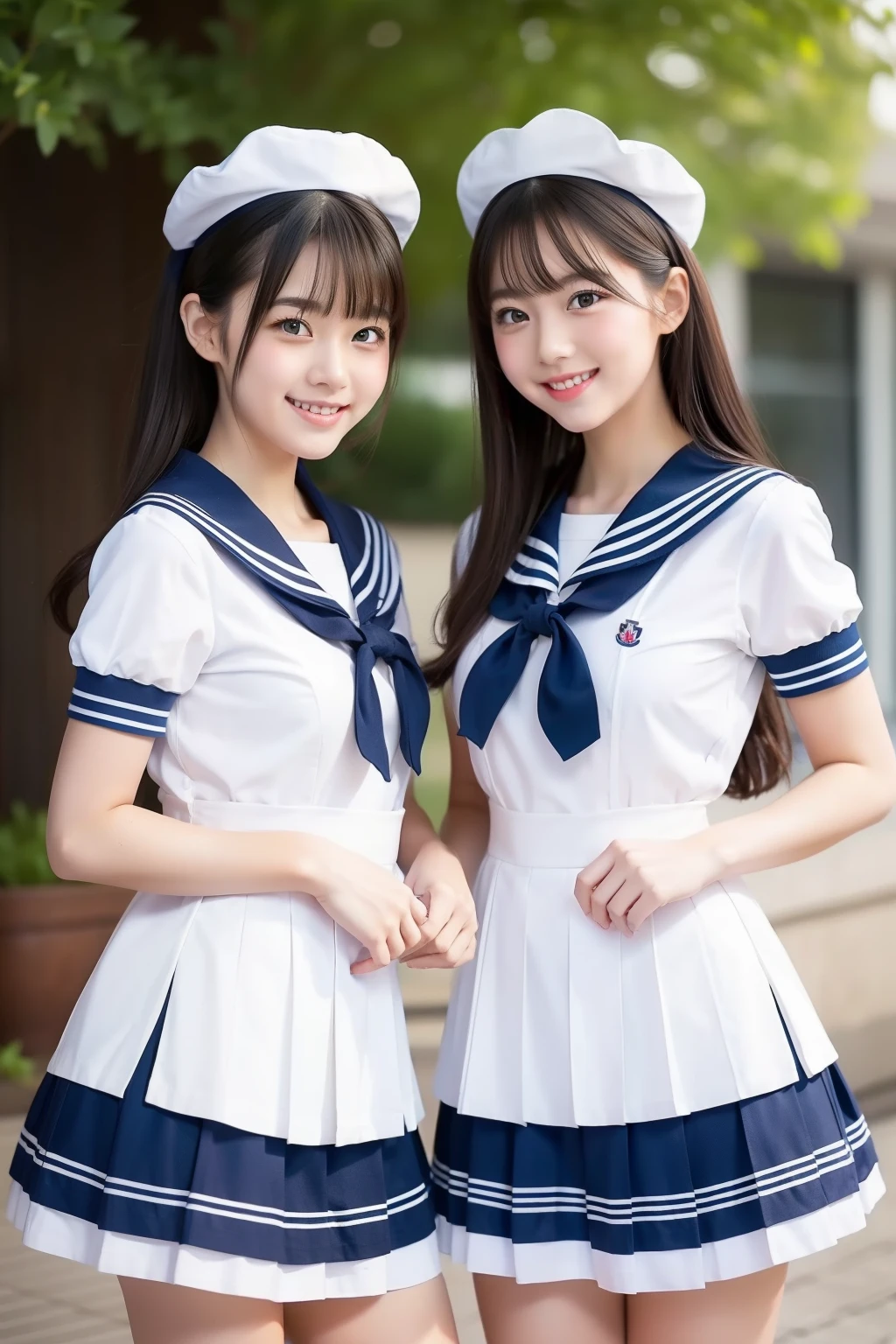 hi-school girl a beauty girl Maids エロ twinsies a sailor suit