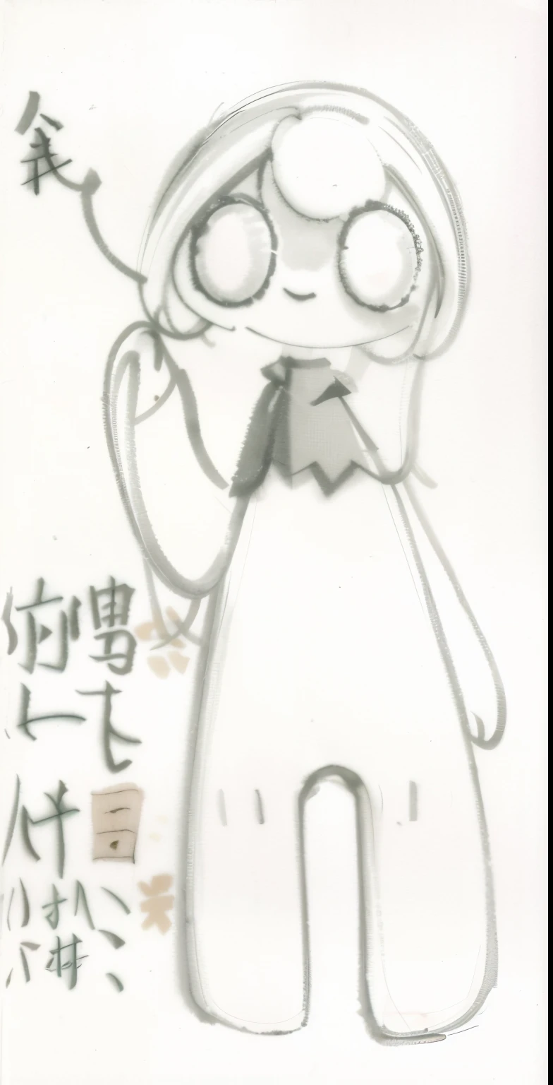 Create a cute、Soft cartoon image，To reflect the scientific and technological style