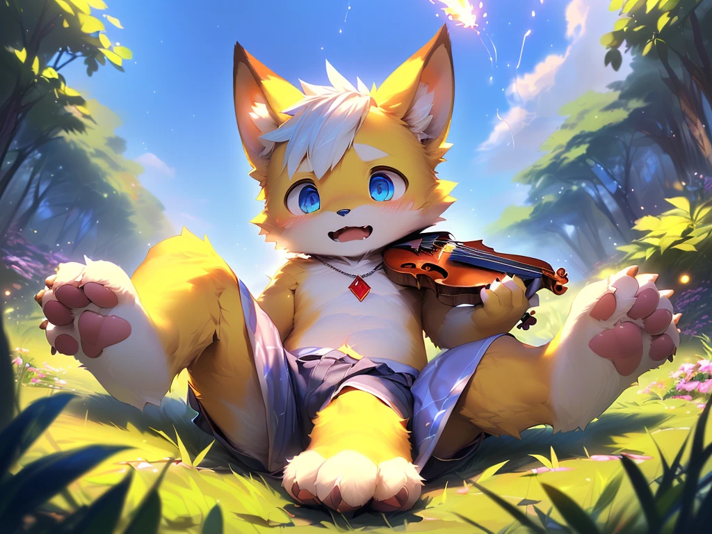 Alone,(bellway:0.8),(shota,Gamine,cub,young,catss,Yellow fur,adorable expression,toddlers,Blue pupil,A yellow-haired one,A lock of white hair,A boy with)correct hand,Correct foot shape,crawl onto the grass,spread their legs,Put one paw between your legs,raised his hand,nakeness,cropped legs,Round Chin,small ruby necklace,Expose your male genitals,The erection
(电影灯光), ((detailedbackground)), ((looking to the front)), (((three fourths view))), (((Flustered))),(Heavy breathing),(happy mouth),(lust),(Half shadow),Pink paw pads,paws with claws,(Small animals_:0.5),(_clew:0.5)
Super detailed breakdown,(NSFW:1.2),Colored digital line art,realistically,(flatcolors:1.2),thick outline,(limited palette:1.1),GameCG,(3D:1.2),(realistically:1.2),(tmasterpiece,Best quality,Great,Highly detailed CG Unity 8k wallpaper,Super beautiful illustrations:1.2),The content is very detailed,Volumetriclighting,The best shadow,(depth of fields,Light particles,电影灯光:1.1),Wind lift,speed-line,offcial art.
intermittently
(by lindong:1.25),(Through the point:1.25),(by Mamado:1.1),(author:Xia Dongni:1.1),(by Telson:1.1),(tarantino violinist:1.1),(by kilfer:1),(by oxfort2199:1),(by syuro:1.2),(by s1m:1.2).
Break with vibrant colors,countershading,hight contrast,photography \(a work of art\),(actual:1.2),(empty,Ridiculous resources:1.2),Detailed pubic hair,Detailed pubic hair face,詳細な目,(Realistic fur,Delicate fur:1.25),detailedbackground,amazing background.