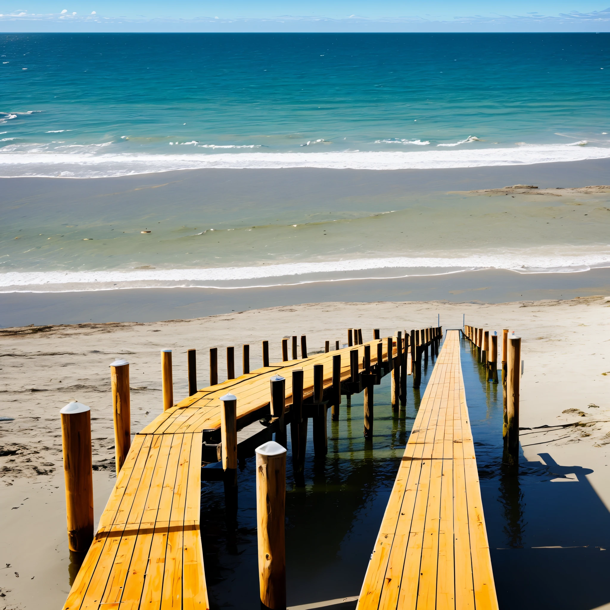 Australia Mare jetty low angles