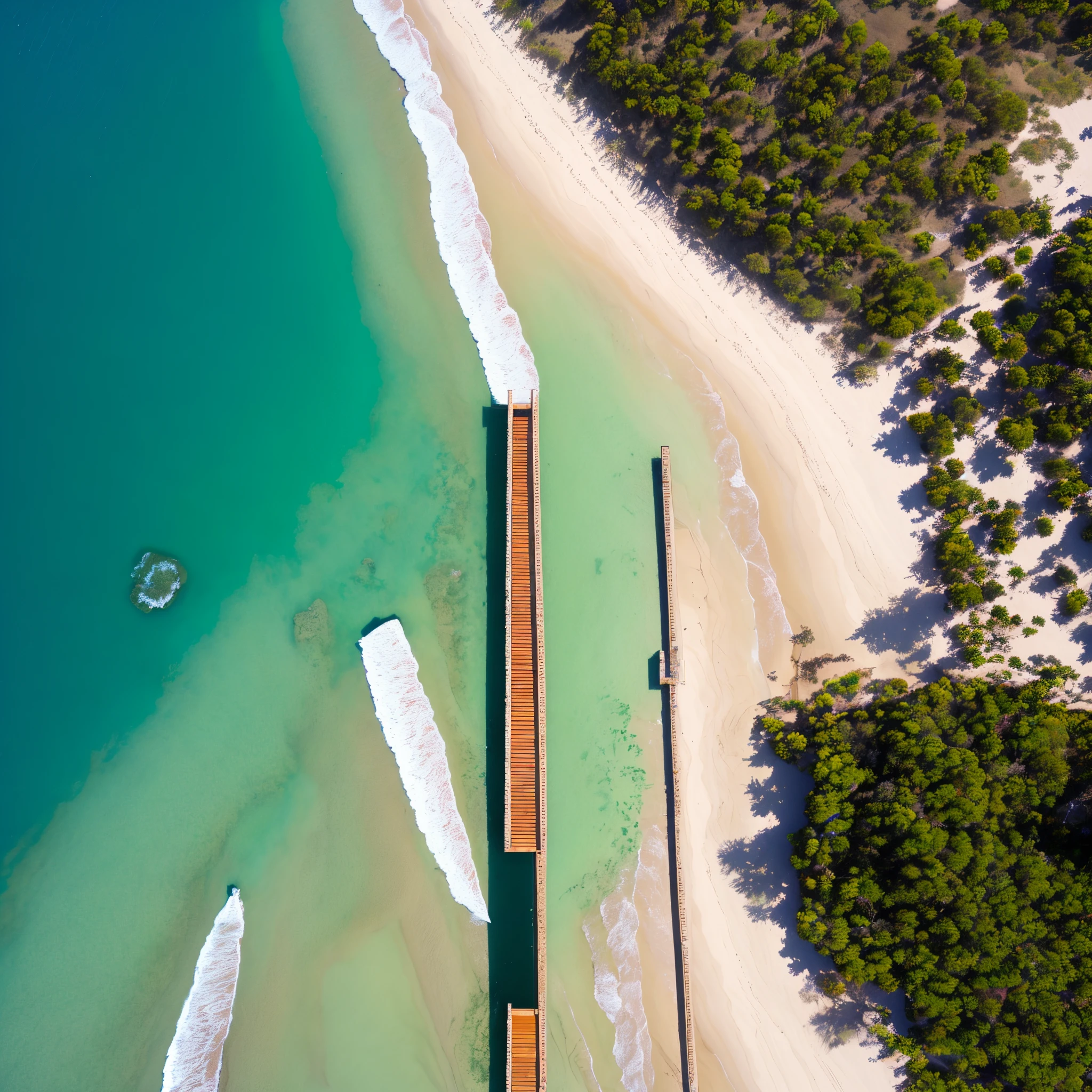 Australia Mare jetty low angles