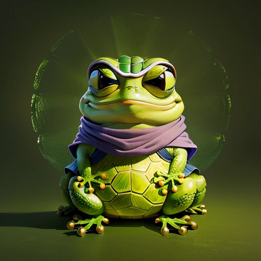 Pepe the frog as a turtle