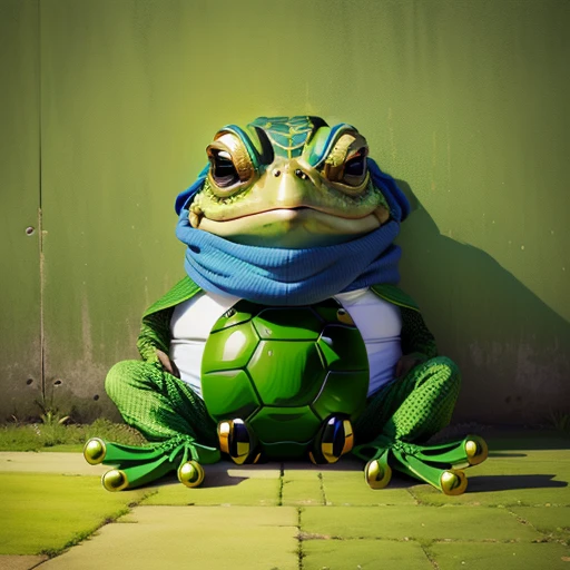 Pepe the frog as a turtle