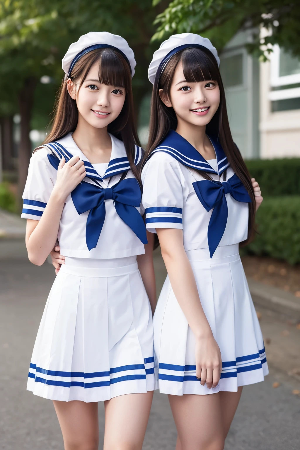 a beauty girl hi-school girl Maids エロ twinsies A smile a sailor suit