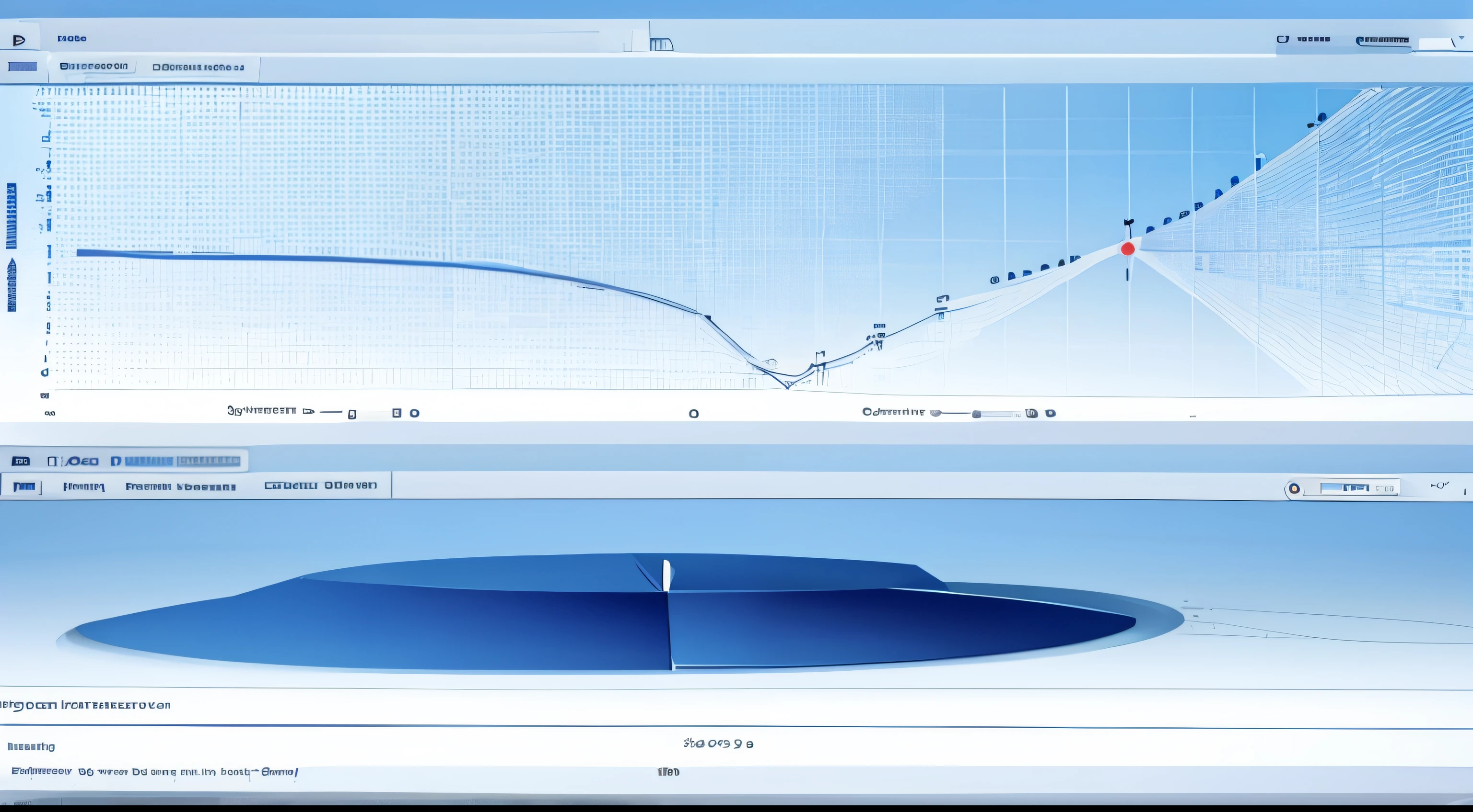 Engaging 3D visualization featuring stunning graphs、glinting
