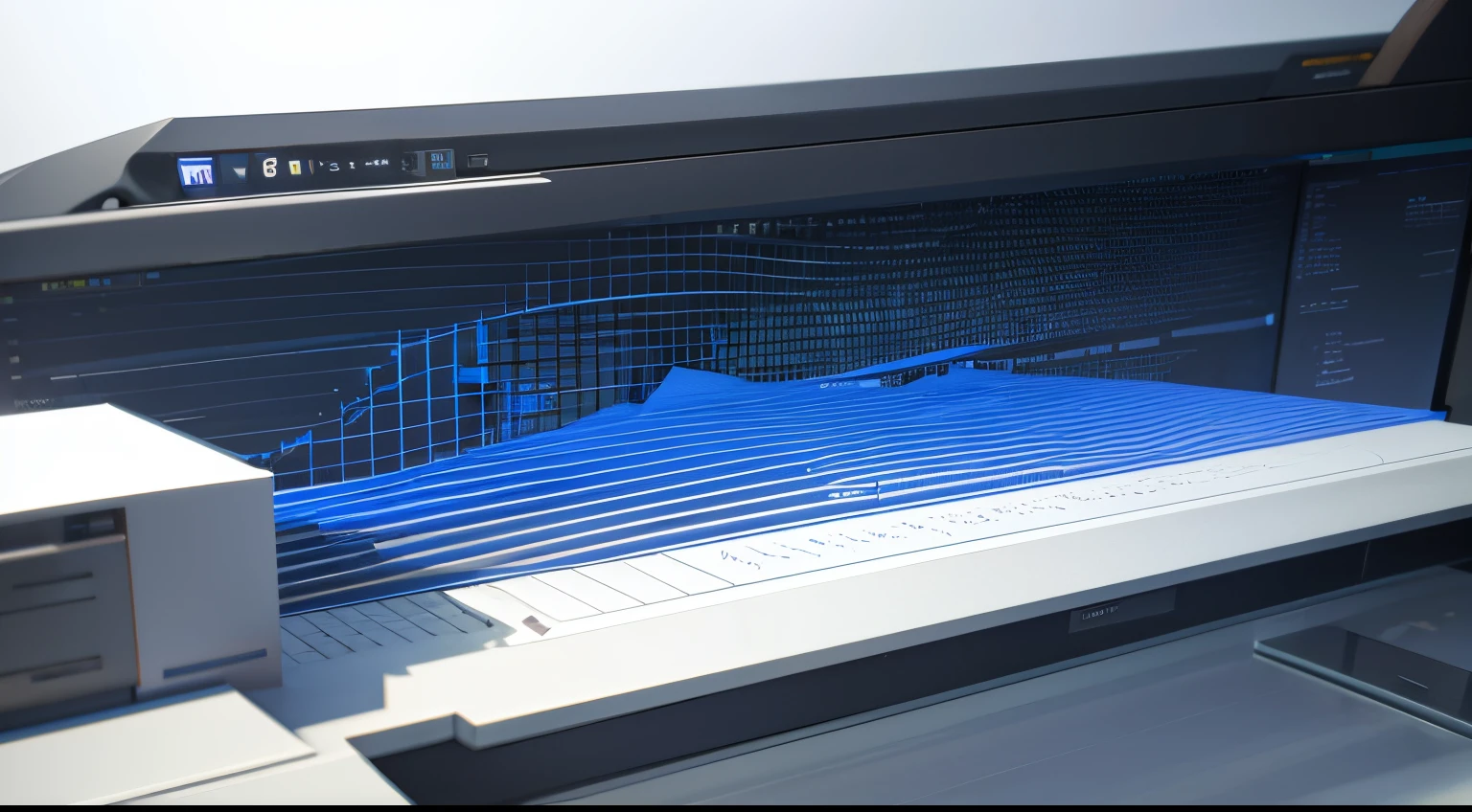 Engaging 3D visualization featuring stunning graphs、glinting