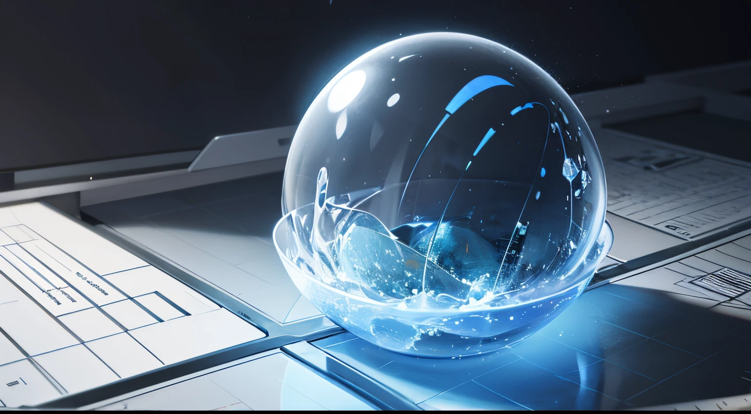 Engaging 3D visualization featuring stunning graphs、glinting