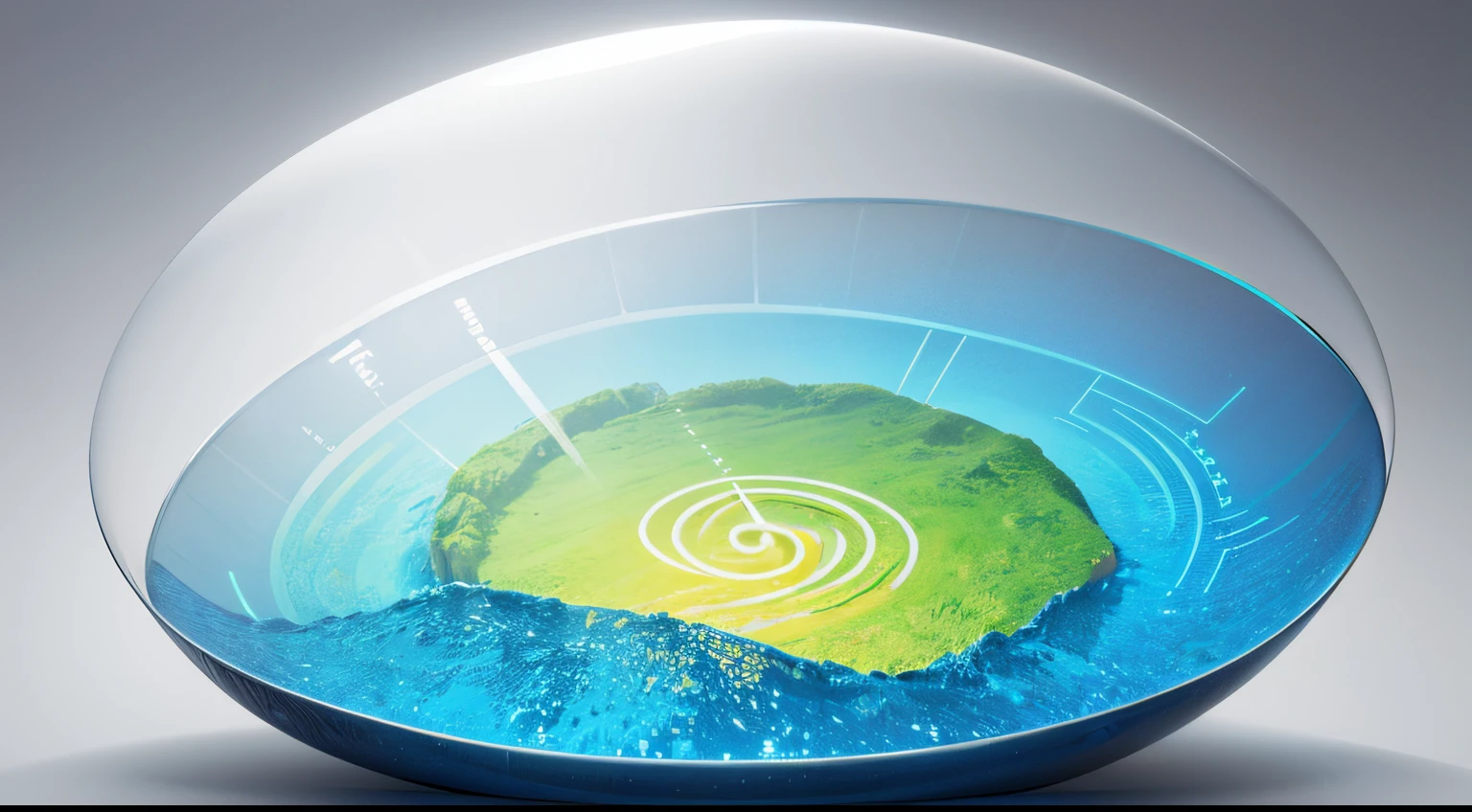 Engaging 3D visualization featuring stunning graphs、glinting