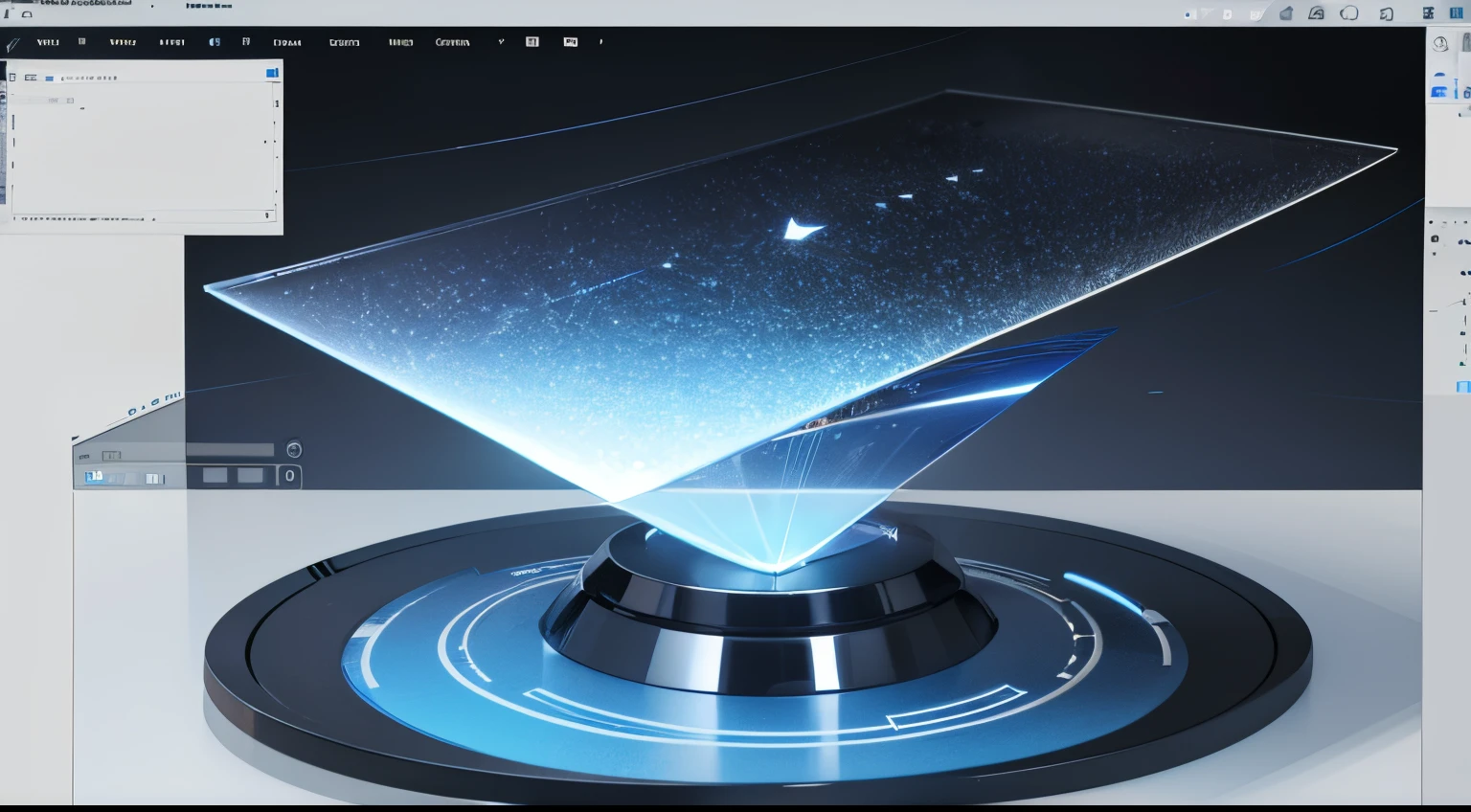 Engaging 3D visualization featuring stunning graphs、glinting