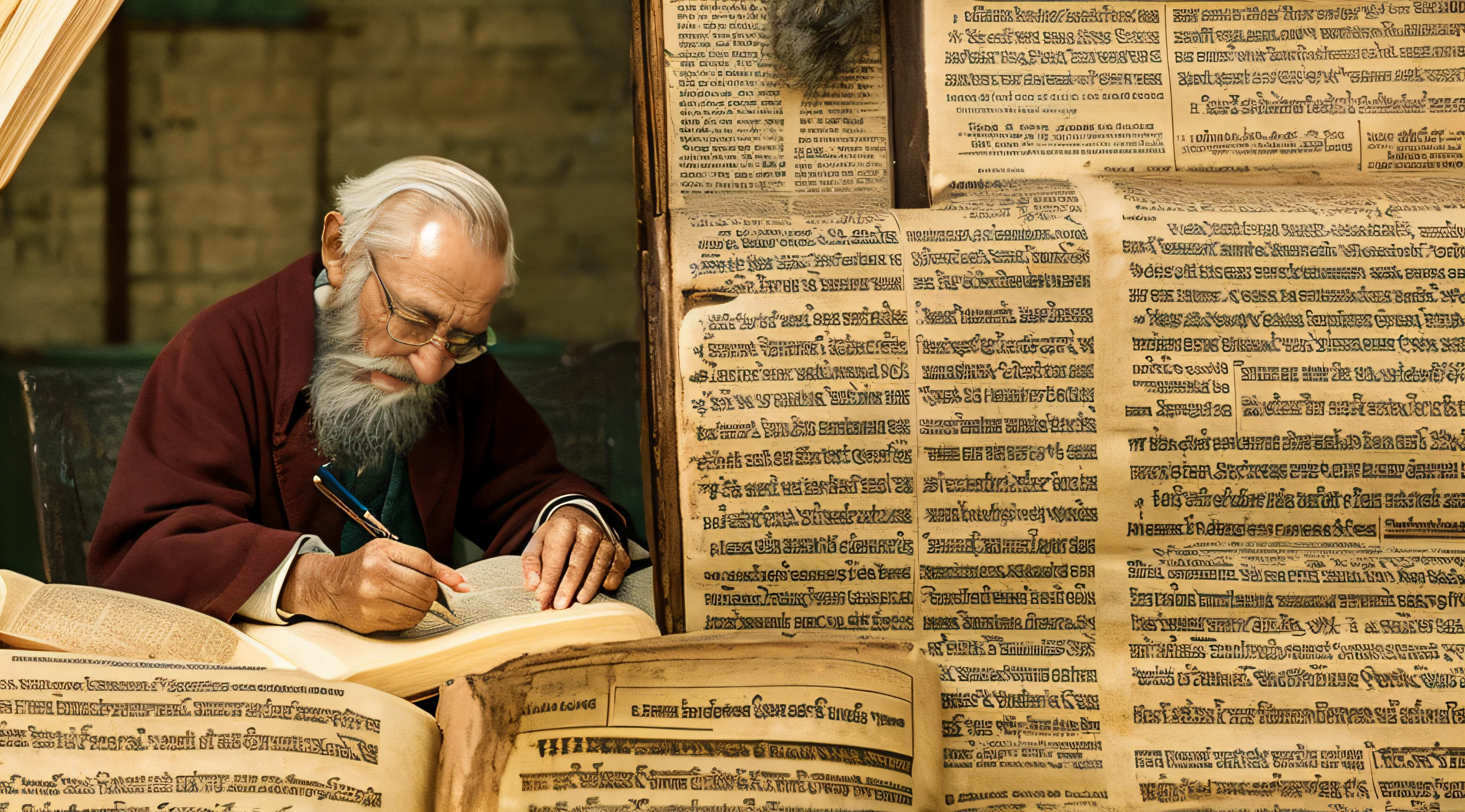 Elderly Man、long beard