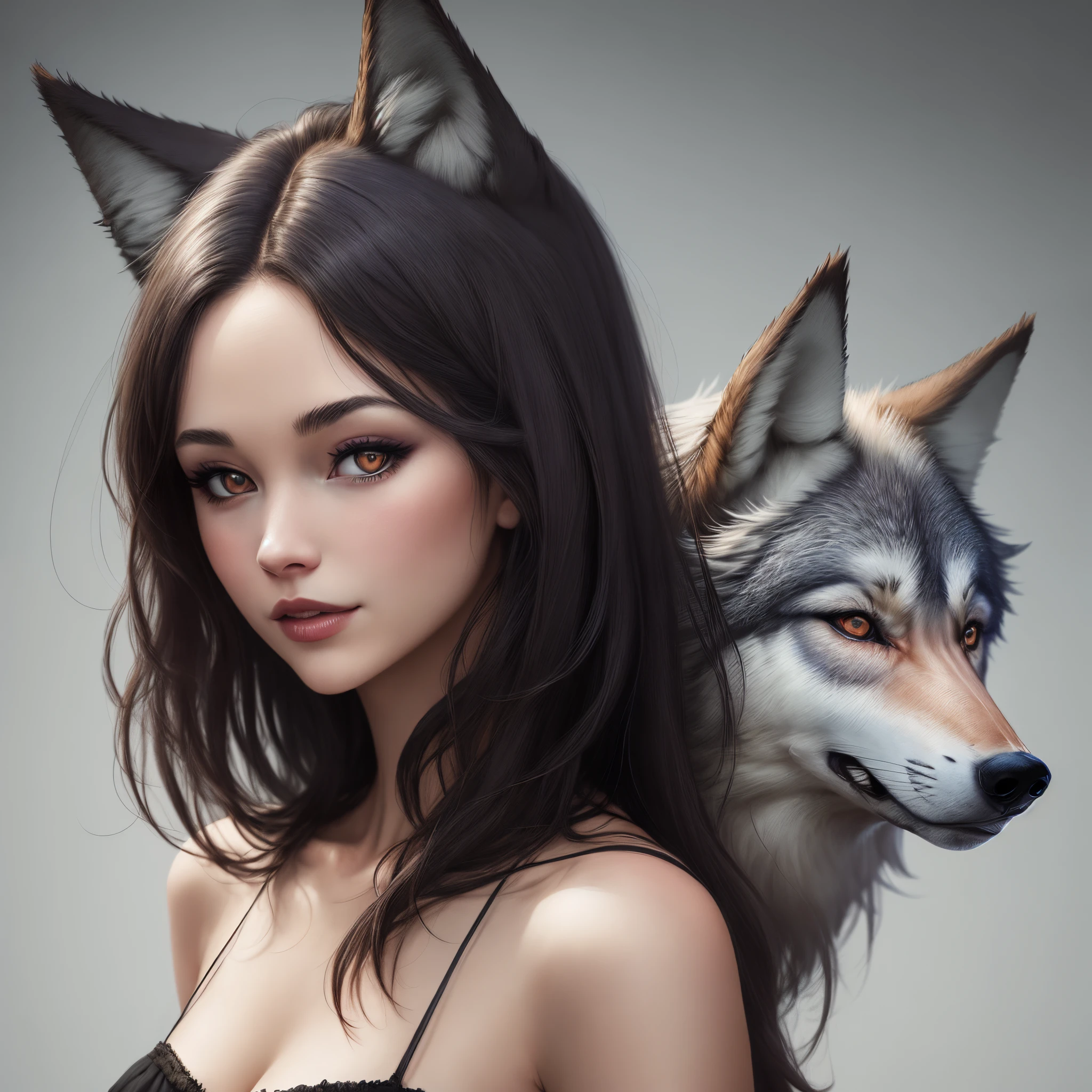 wolf womb tattoo