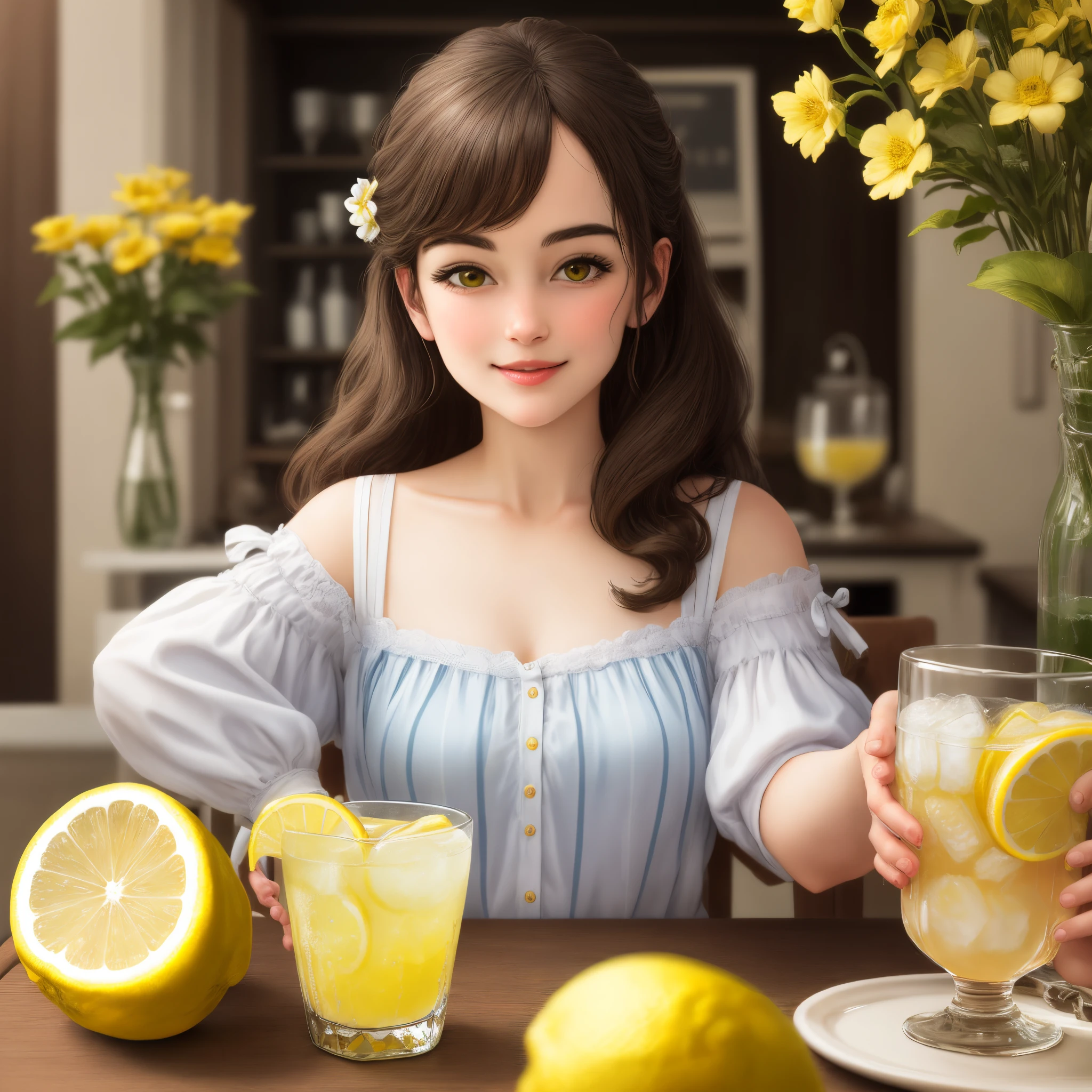LEMONADE GLASS HALF-FULL