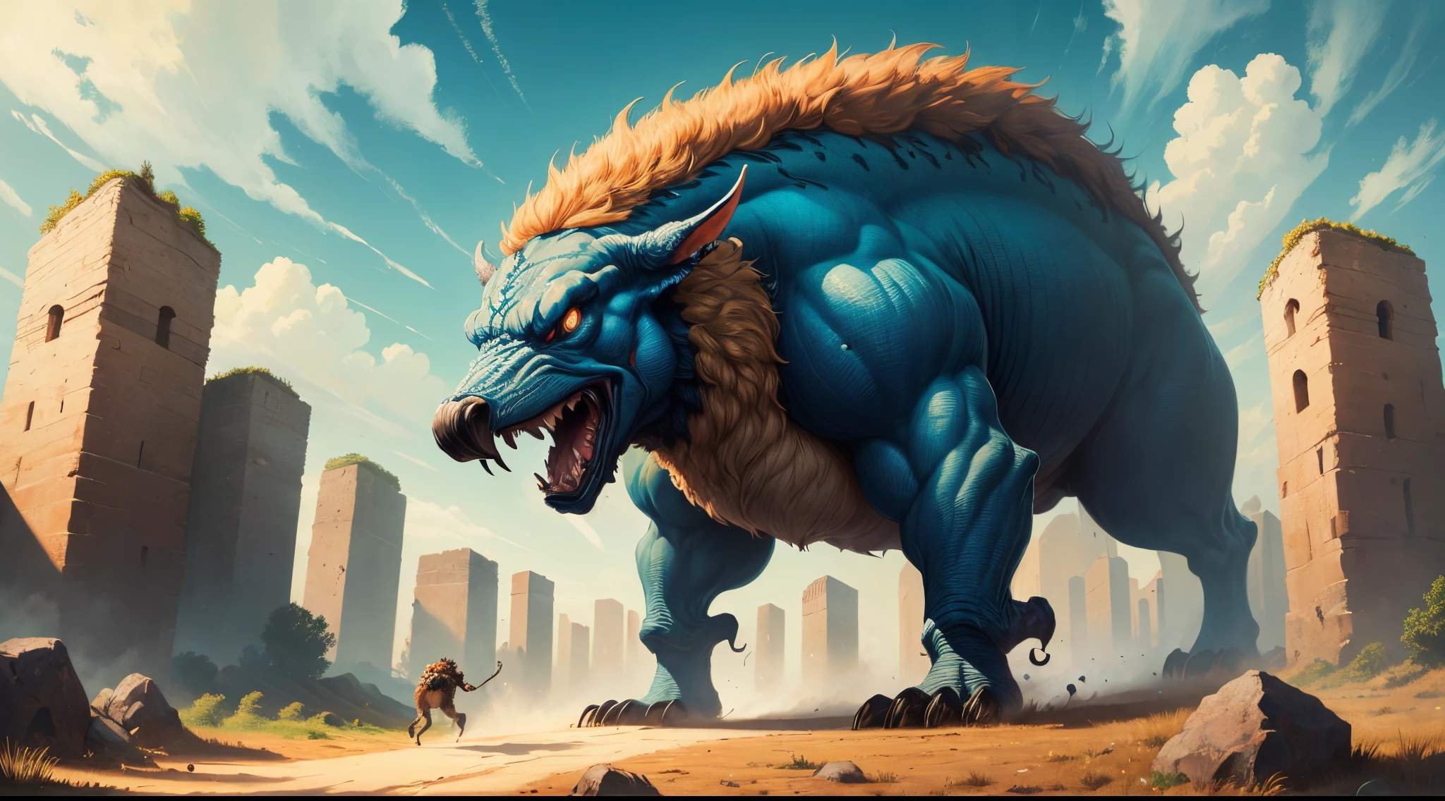 A giant that tramples the cityOL