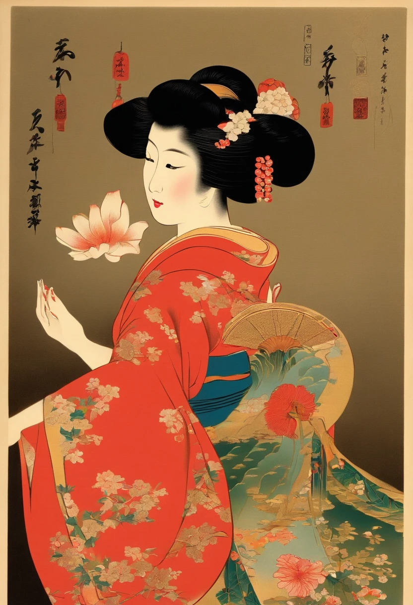 Japanese New Year's postcard