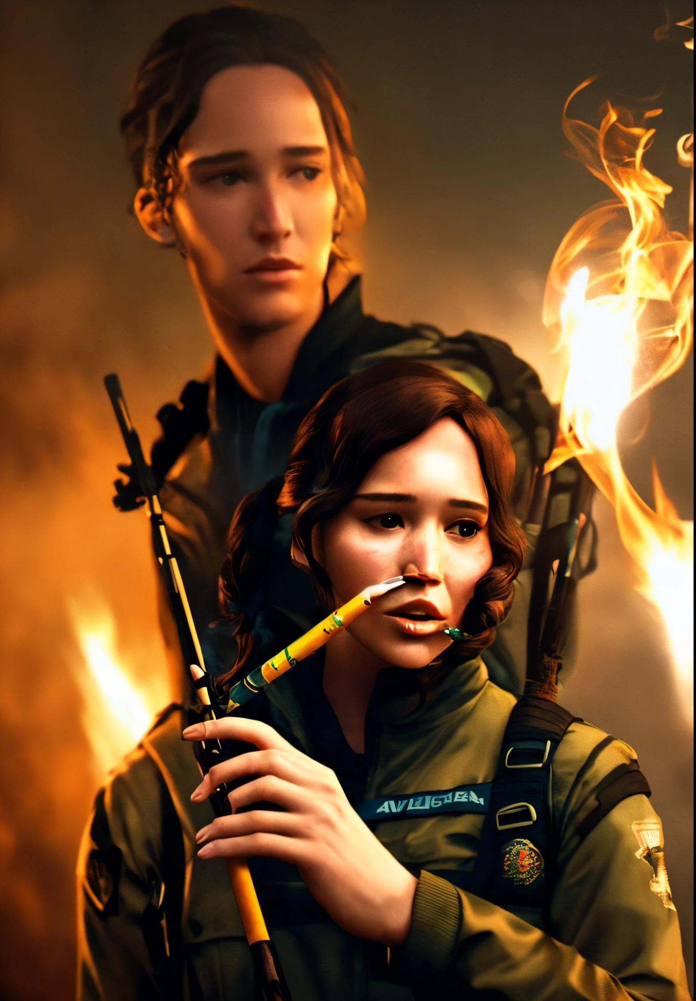 Katniss everdeen smoking weed