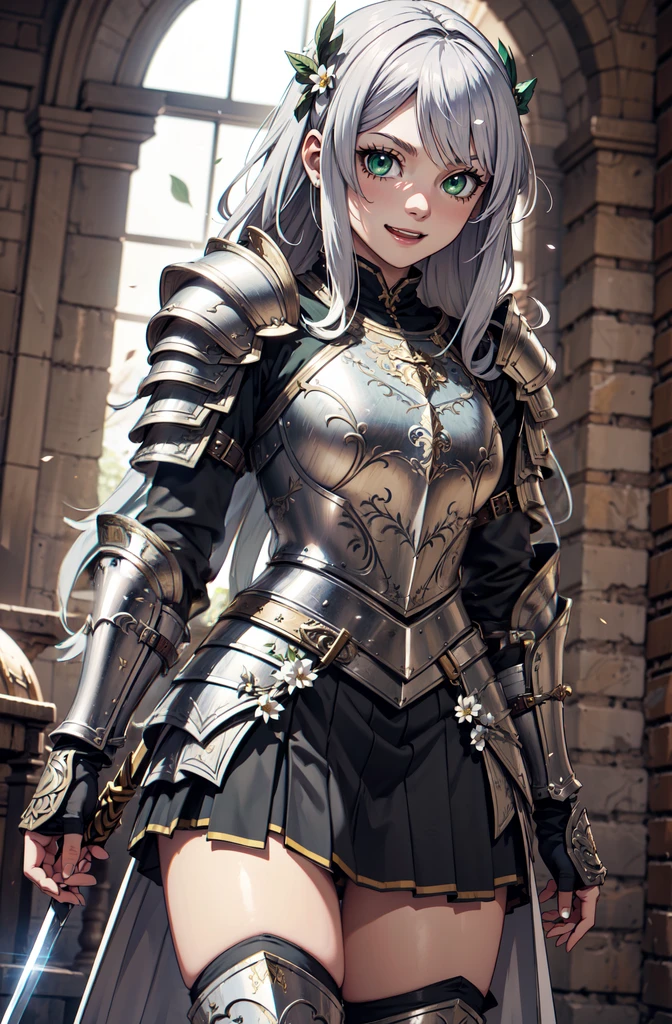 Long Silver Hair