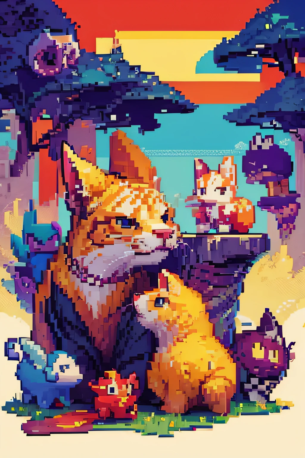 pixelart,Small animals