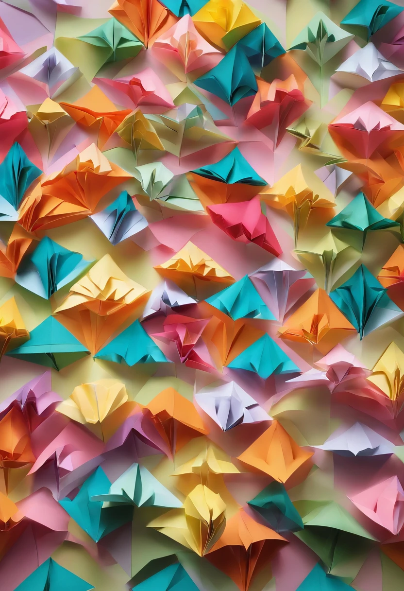 Pleasant words，(paper art, Quilted paper art:1.2, geomerty:1.1,bamboo forrest,a 3D render), (Extremely colorful, Best quality, Detailed details, Masterpiece, offcial art, movie light effect, 4K) Christmas