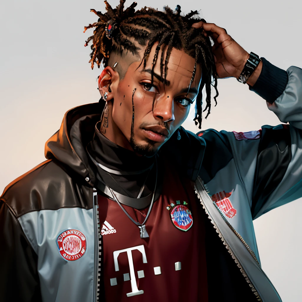make travis scott wear a bayern munich outfit