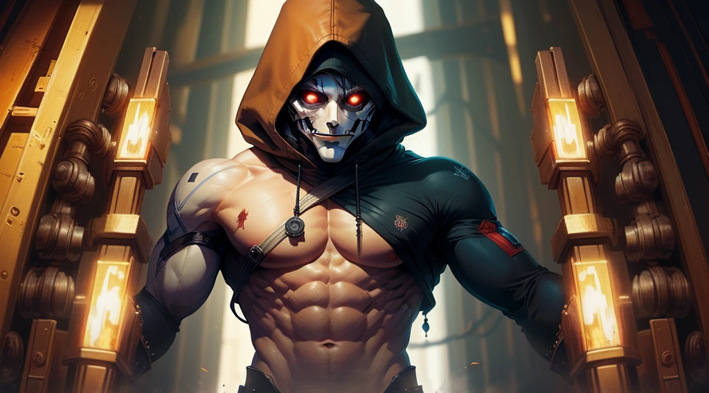 An anonymous scary masculine figure controlling the world.