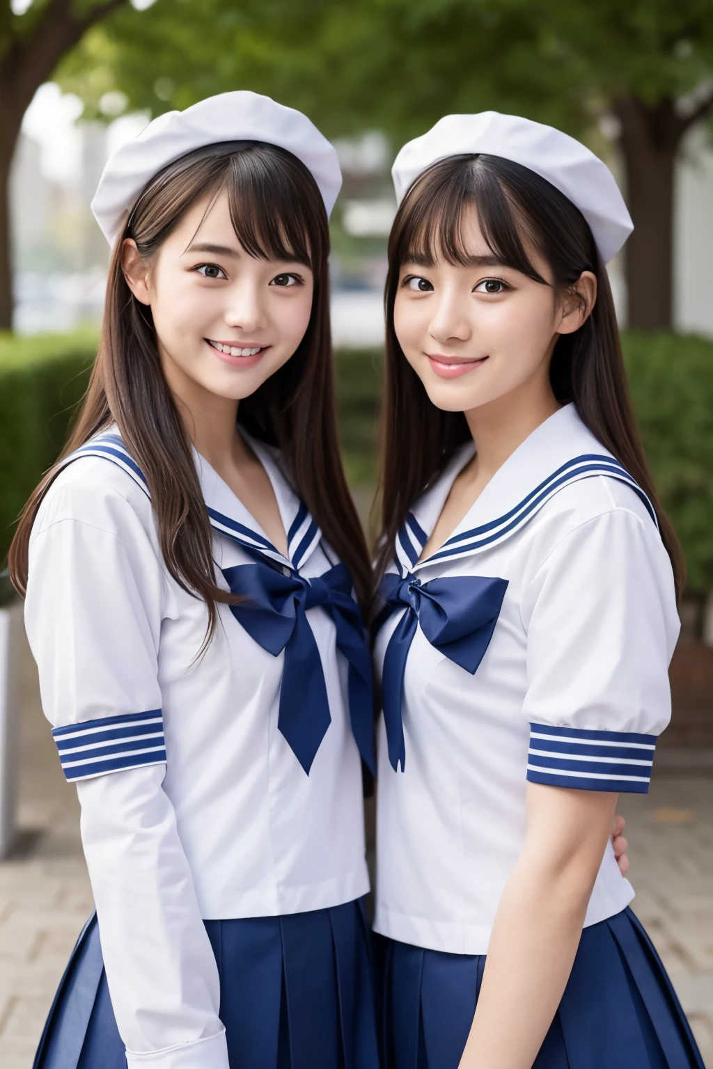 a beauty girl hi-school girl Maids エロ twinsies A smile a sailor suit