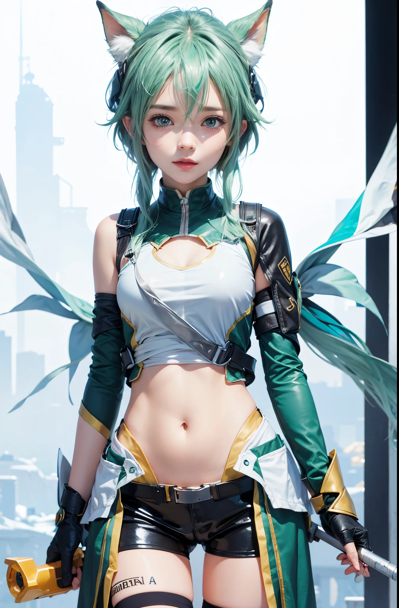 Realistic, sinon, masterpiece, high quality, ultra detail