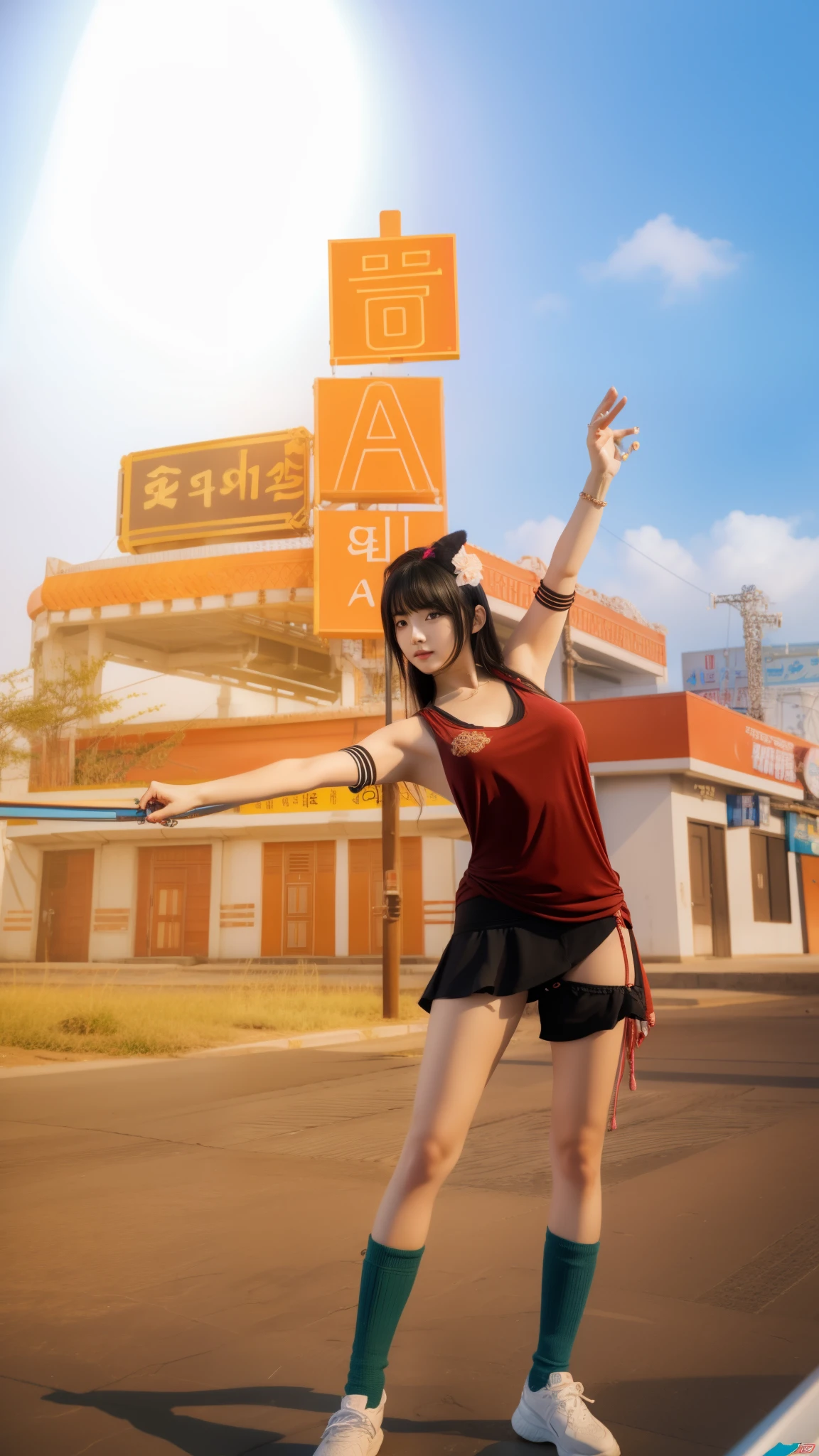 Anime, Korea, 1 girl, beautiful, 8k Quality, black hair, long hair, sexy 18+, very big breasts,