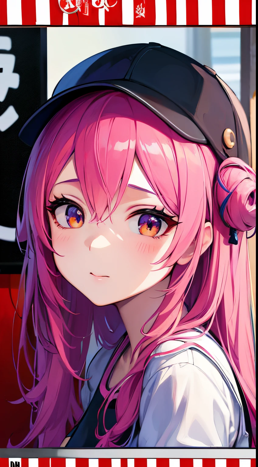 ((masterpiece)), ((best quality)), (ultra-detailed), ((extremely detailed)), 4K, (8K),((beautiful woman)), single eyelid, ((casual clothing)), anime, Japanese anime, Japanese anime portrait, street snapshot, digital art, pop culture, ink drawing, vivid colors, neon colors, sparkle, Taiwan, sneakers, ((Japanese anime movie poster)), Cool, stylish, ((portrait)), smart, small boobs