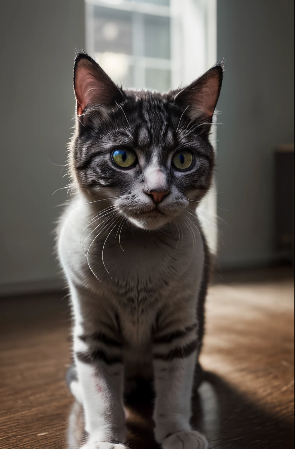 Serial Killer cat, (8k,  masterpiece, photorealistic, photorealism)