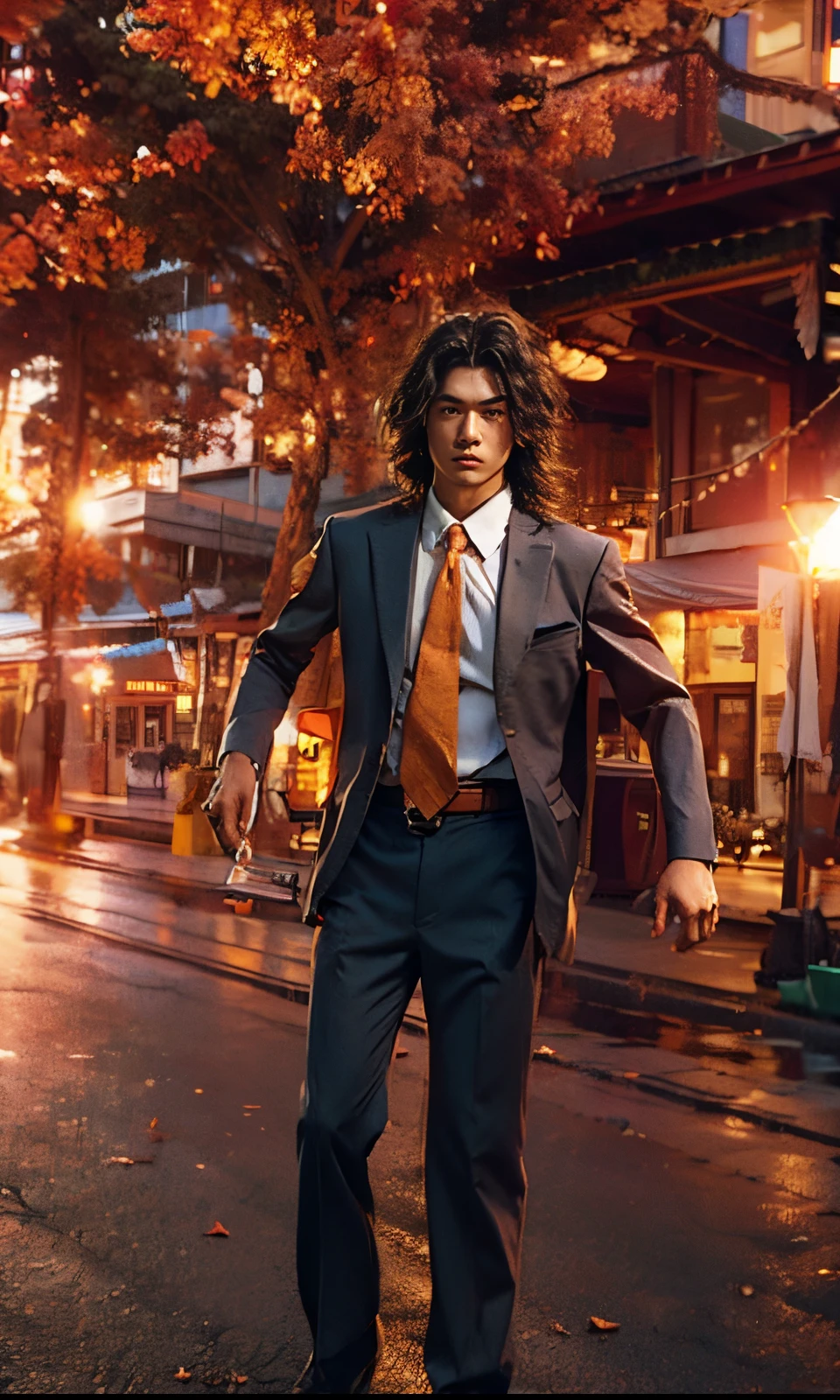 boy,Part your hair in the middle,buisness suit