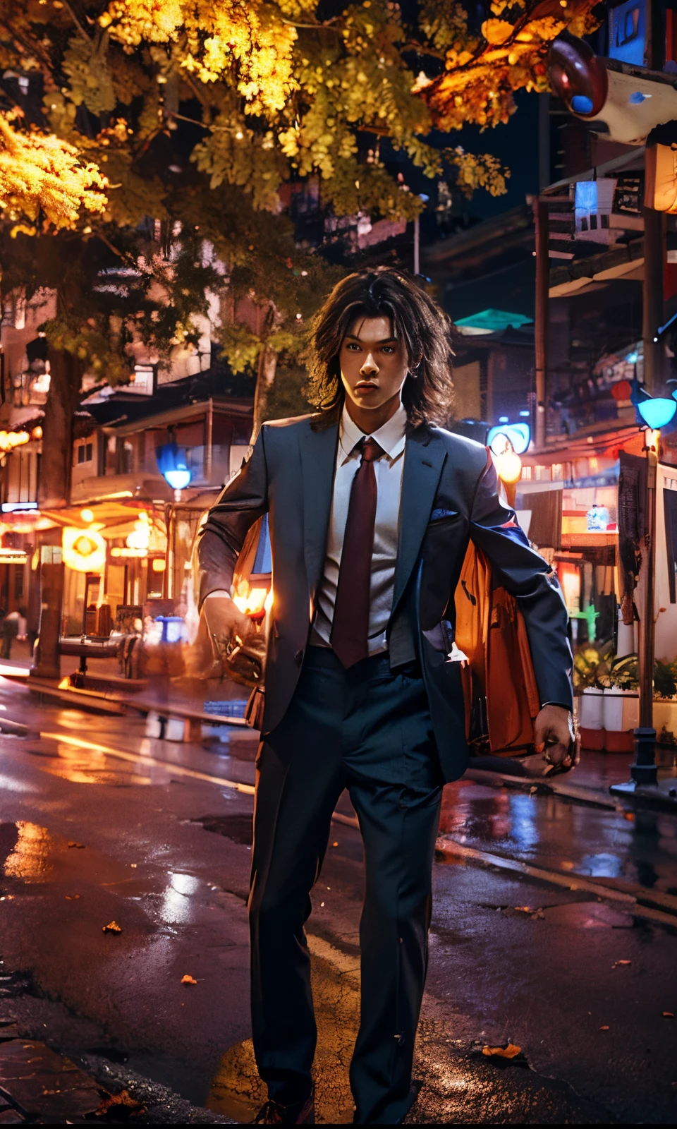 boy,Part your hair in the middle,buisness suit