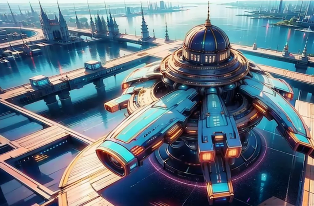 Create a utopia type of city , similar to wakanda